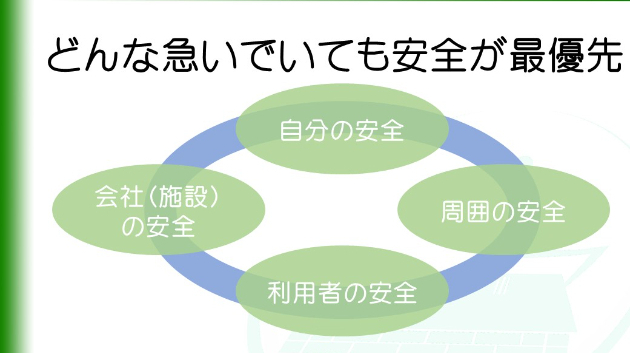 安全を最優先：判断基準と対応