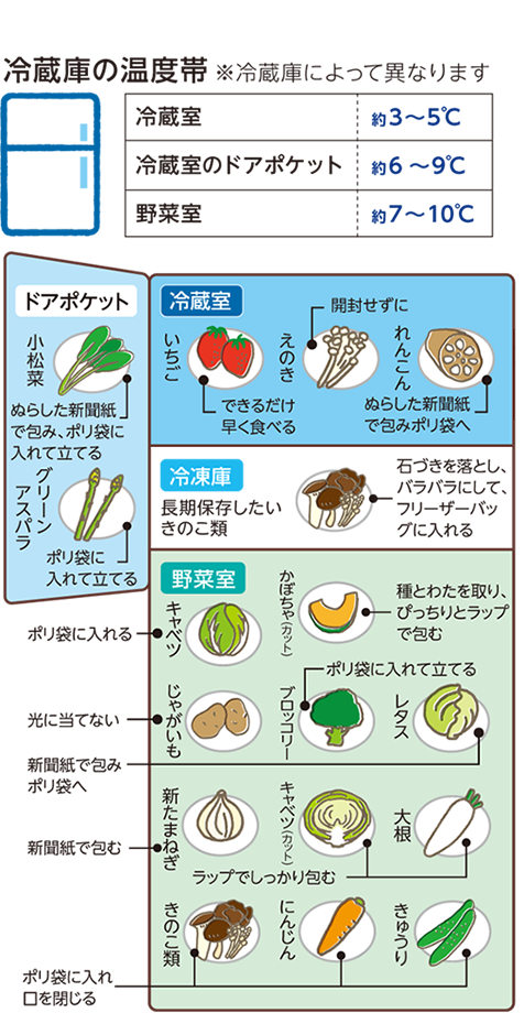 保存方法と日持ちについて