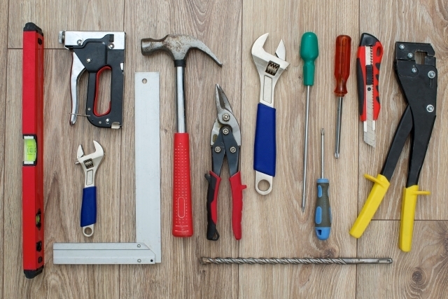 必要な工具と材料