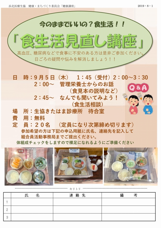 食生活の見直し