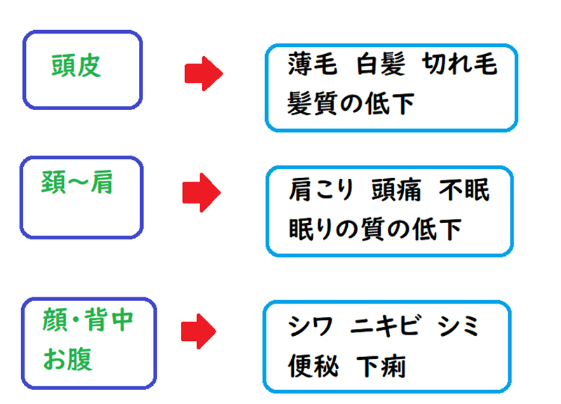 肌荒れ原因：ストレス