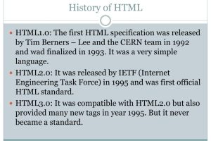 懐かしのHTMLタグ：進化の歴史を振り返る！